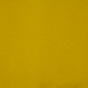 Ткань на отрез футер 3-х нитка компакт пенье начес цвет горчичный фото
