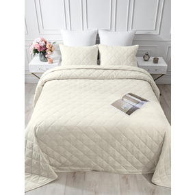 Покрывало VT Linen-look 260х240 + 2 нав 50х70 цвет 1 фото