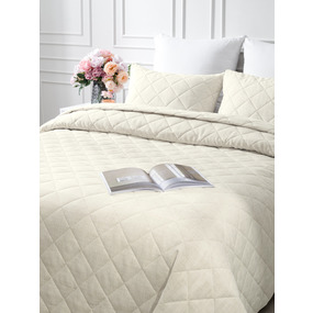 Покрывало VT Linen-look 260х240 + 2 нав 50х70 цвет 1 фото