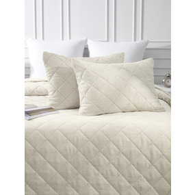 Покрывало VT Linen-look 260х240 + 2 нав 50х70 цвет 1 фото