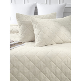 Покрывало VT Linen-look 260х240 + 2 нав 50х70 цвет 1 фото