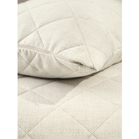 Покрывало VT Linen-look 260х240 + 2 нав 50х70 цвет 1 фото