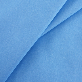 Мерный лоскут бязь гладкокрашеная 120 гр/м2 150 см цвет голубой 3,5 м фото