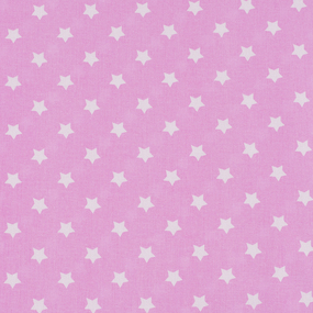 Маломеры поплин 150 см 390/2 Звездочки цвет розовый 11 м фото