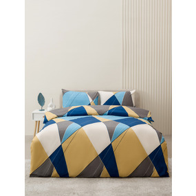 Постельное белье VT из полисатина 4256 2-х сп с евро простыней с наволочками 50/70 фото