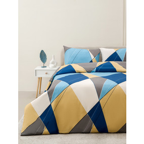 Постельное белье VT из полисатина 4256 2-х сп с евро простыней с наволочками 50/70 фото