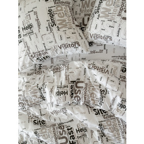 Постельное белье VT из полисатина 10884 2-х сп с евро простыней с наволочками 70х70 фото