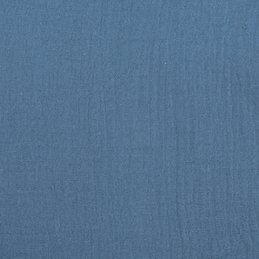 Ткань на отрез муслин гладкокрашеный 140 см цвет серо-голубой фото