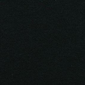 Ткань на отрез рибана Н3 цвет черный фото