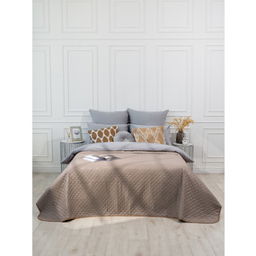 Покрывало VT ультрастеп двухстороннее жаккард 17-1418 150/210 фото