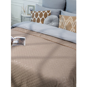 Покрывало VT ультрастеп двухстороннее жаккард 17-1418 150/210 фото