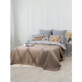 Покрывало VT ультрастеп двухстороннее жаккард 17-1418 150/210 фото