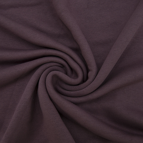 Ткань на отрез футер 3-х нитка диагональный цвет темно-лиловый фото