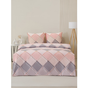 Постельное белье VT из полисатина 4111 1.5 сп с наволочками 70/70 фото