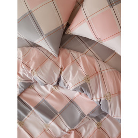 Постельное белье VT из полисатина 4111 1.5 сп с наволочками 70/70 фото