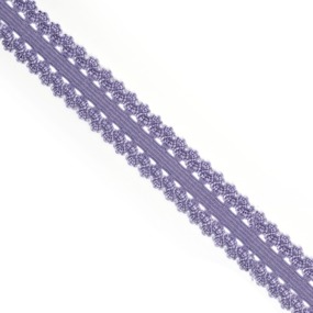 Резинка TBY бельевая ажурная 20мм арт.RB04380S цв.S380 св.фиолетовый 1 метр фото