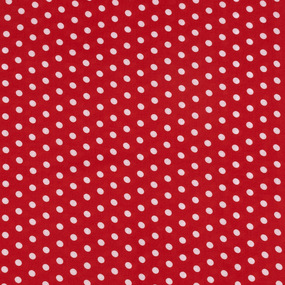 Ткань на отрез штапель 150 см Горох 2504-2 цвет красный фото