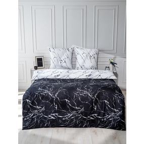 Постельное белье VT из полисатина 4359+11979-01a 2-х сп с евро простыней П-12/Пр-1/Н7-2 фото