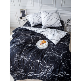 Постельное белье VT из полисатина 4359+11979-01a 2-х сп с евро простыней П-12/Пр-1/Н7-2 фото