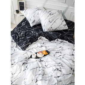 Постельное белье VT из полисатина 4359+11979-01a 2-х сп с евро простыней П-12/Пр-1/Н7-2 фото