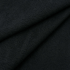 Ткань на отрез флис цвет Черный фото