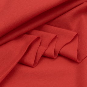 Ткань на отрез кулирка М-3051 цвет красный фото
