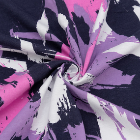 Ткань на отрез кулирка R3349-V3 Фиолетовая фантазия фото