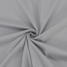 Ткань на отрез кулирка М-2103 цвет серый фото