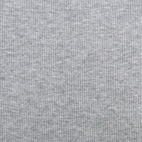 Ткань на отрез кашкорсе с лайкрой цвет серый меланж фото