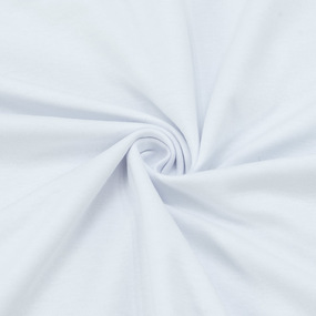 Ткань на отрез кулирка М-2000 цвет белый фото