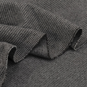 Ткань на отрез кашемир лапка цвет темно-серый фото