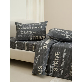 Постельное белье VT из полисатина 5044 2-х сп с евро простыней с наволочками 50х70 фото