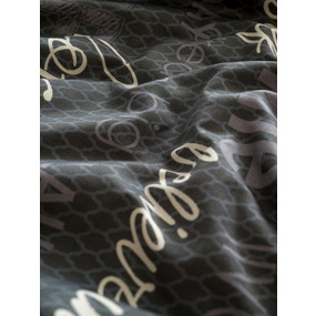 Постельное белье VT из полисатина 5044 2-х сп с евро простыней с наволочками 50х70 фото