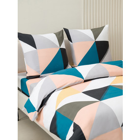 Постельное белье VT из полисатина 4050 2-х сп с евро простыней с наволочками 70х70 фото