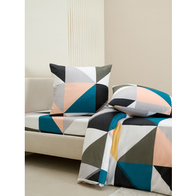 Постельное белье VT из полисатина 4050 2-х сп с евро простыней с наволочками 70х70 фото