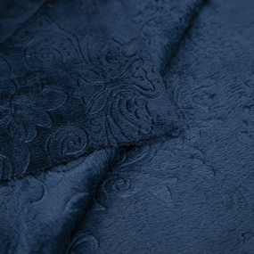 Ткань на отрез велсофт Orrizonte 300 гр/м2 200 см 3070 цвет синий фото