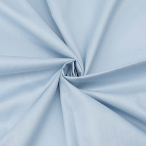 Ткань на отрез твил-сатин гладкокрашеный 220 см 38002 цвет голубой фото