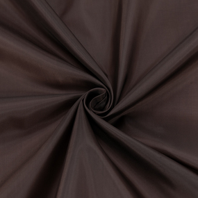 Ткань на отрез таффета 150 см 190Т цвет №1395 коричневый фото