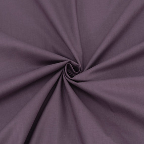 Ткань на отрез ранфорс 220 см цвет баклажан фото