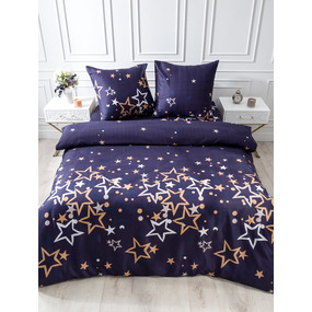 Постельное белье VT из полисатина DA-05 2-х сп с евро простыней с наволочками 70/70 фото