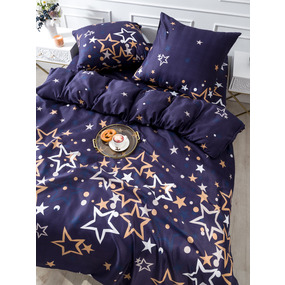 Постельное белье VT из полисатина DA-05 2-х сп с евро простыней с наволочками 70/70 фото