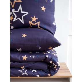 Постельное белье VT из полисатина DA-05 2-х сп с евро простыней с наволочками 70/70 фото