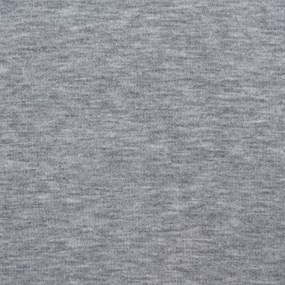 Ткань на отрез футер 3-х нитка компакт пенье начес цвет серый меланж фото