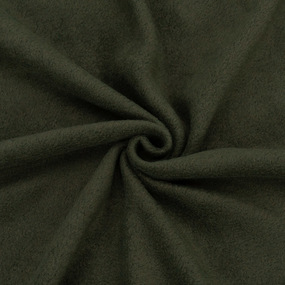 Ткань на отрез флис цвет Олива (двусторонний) фото