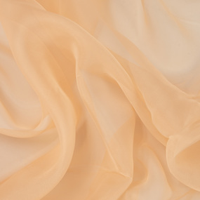 Ткань на отрез Вуаль 280 см цвет 55 персиковый фото