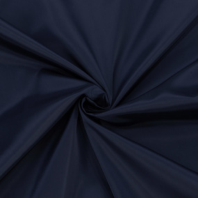 Ткань на отрез плащевая PU2000 75/03 цвет темно-синий фото