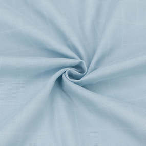 Ткань на отрез муслин гладкокрашеный 135 см 22111 цвет голубой фото