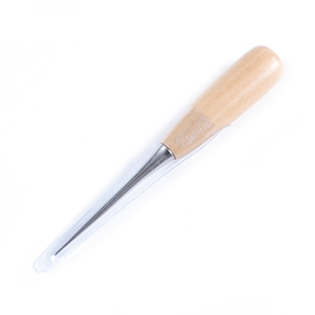 Шило конус деревянная ручка светлая 12см фото