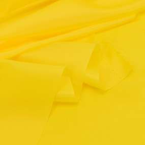 Ткань на отрез таффета 150 см 190Т цвет жёлтый 0643 фото
