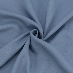 Ткань на отрез полиэстер с эффектом персика 220 см 16-4010 цвет серо-голубой фото